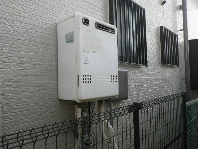 兵庫県 尼崎市 西大物町 戸建住宅 ノーリツ 20号 ガス給湯器 取替交換