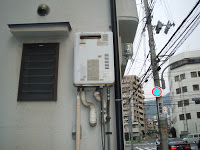 神戸市灘区　戸建て　リンナイ　ガス給湯器取替(交換)工事