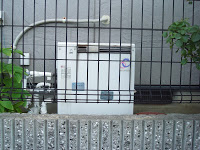 兵庫県伊丹市　戸建て　パーパス　ガス風呂給湯器　フルオートタイプ　取替交換工事