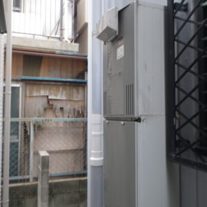 尼崎市南武庫之荘　戸建住宅　ノーリツ　エコジョーズ　取替交換工事施工　大阪ガス235-T200　から　GT-C2472AW BL