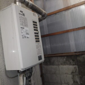 芦屋市岩園町戸建住宅　ノーリツ16号ガスふろ給湯器　取替交換工事施工　大阪ガス131-N430　から　GT-1644SAWXS-F-1