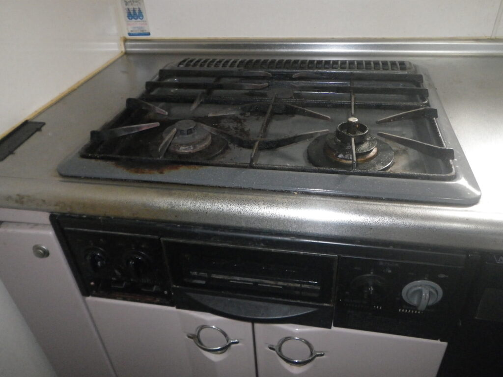 尼崎市　戸建住宅　ノーリツガスコンロ　取替交換工事施工　N3WT5RWTQ1