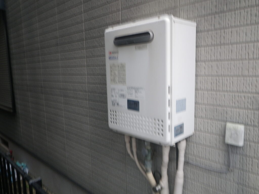 尼崎市　戸建住宅　ノーリツ　エコジョーズ　取替交換工事施工　GT-C2452SAWX　から　GT-C2472SAW