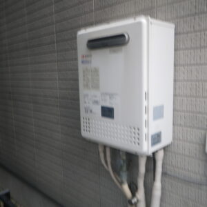 尼崎市　戸建住宅　ノーリツ　エコジョーズ　取替交換工事施工　GT-C2452SAWX　から　GT-C2472SAW