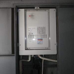 尼崎市マンション　ノーリツ16号ガス給湯器　高温差し湯　取替交換工事施工　GQ-1627AWX-TB-DX