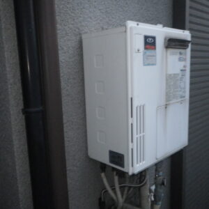 尼崎市　戸建住宅　ノーリツ　エコジョーズ　ガス暖房付給湯器　取替交換工事施工　大阪ガス　から　GTH-C2459AWD-1